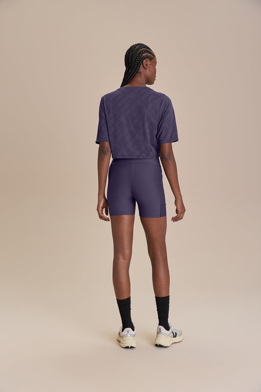 Blusa Jacquard Tela LIVE! Azul