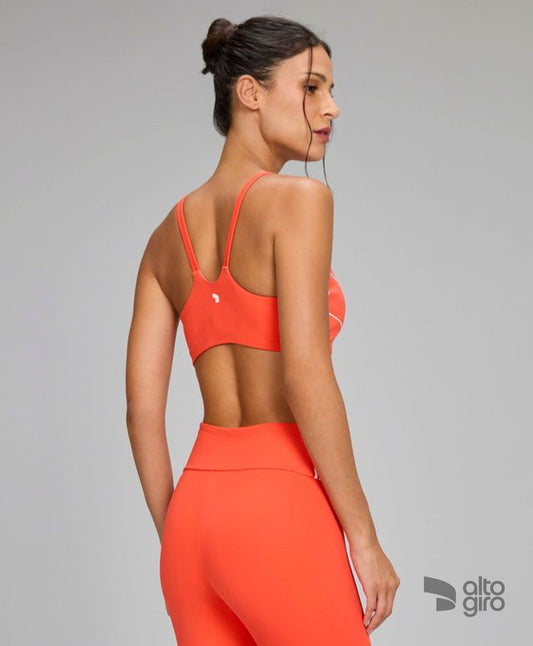 Top Simbolo Nadador Baixo Vermelho Vibrante Alto Giro