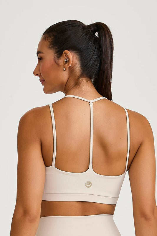 Top Pro Alças Duplas Off White Caju Brasil