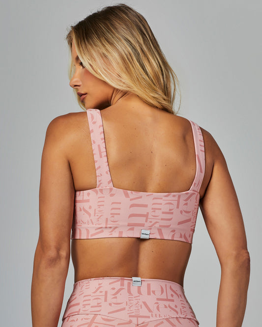 Top Média Sustentação Myst Rosa Vestem