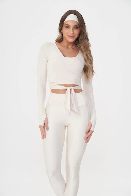Cropped Transpassado Equilibrium Off White Lets Gym