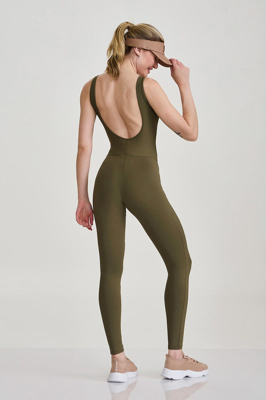 Macacão Nz Costas Abertas Verde Caju Brasil