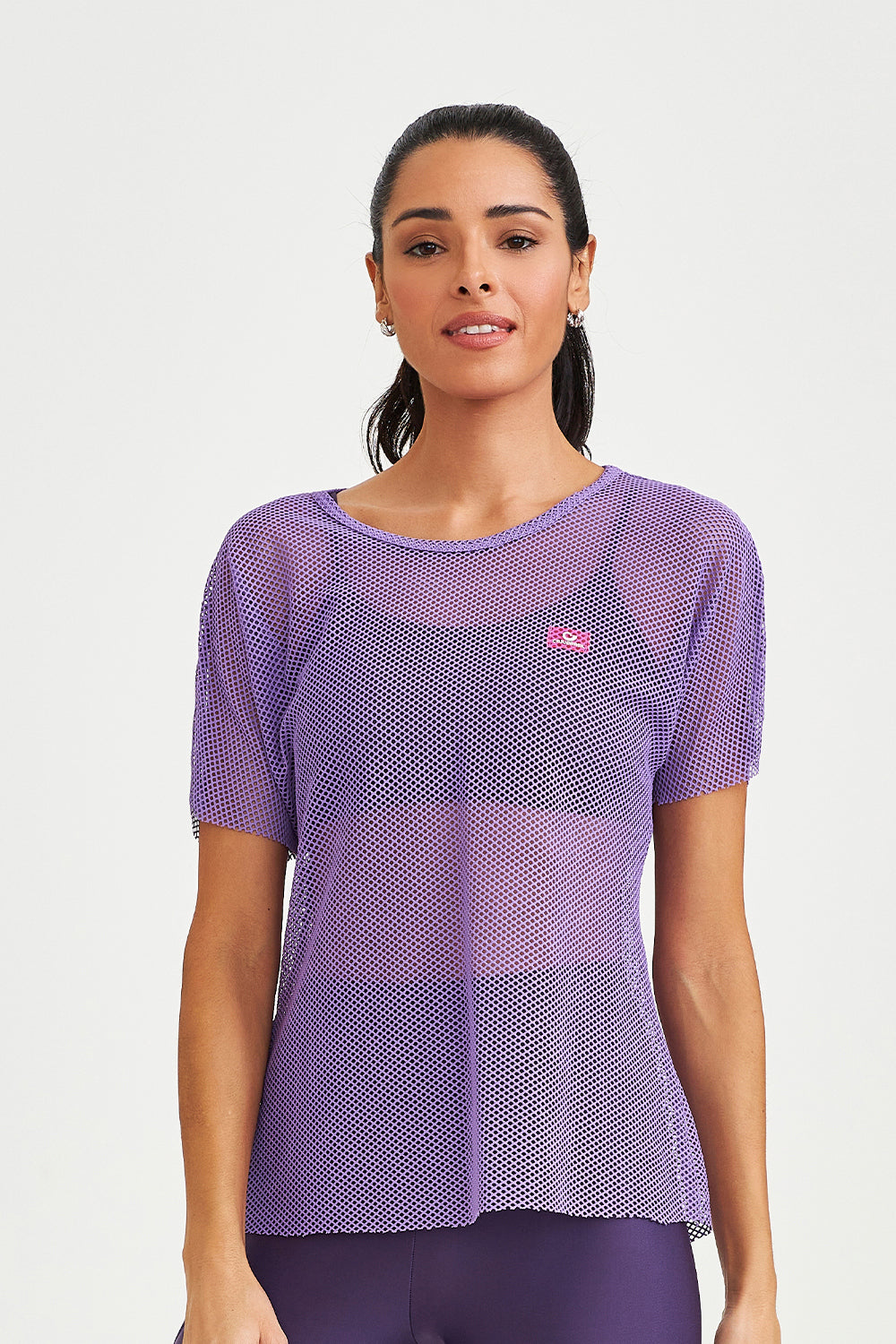 Blusa Spot Classica Lilás Caju Brasil