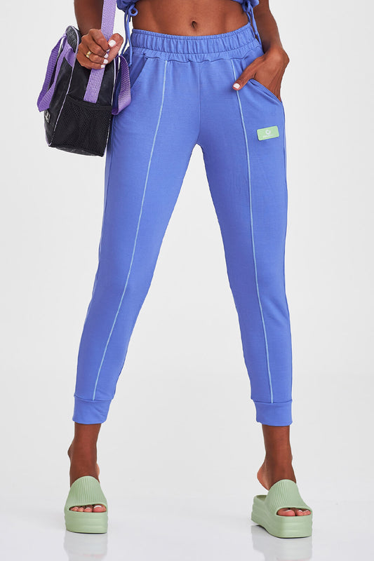 Calça Jogger Trançado Roxo Caju Brasil