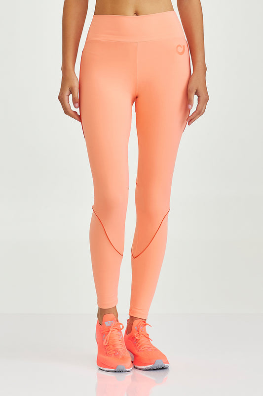 Legging Nakay Cos Alto Laranja Caju Brasil