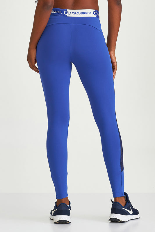 Legging Nakay Detalhe Elastico Personalizado Azul Caju Brasil