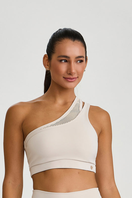 Top Ombro So Detalhe em Tela Off White Caju Brasil