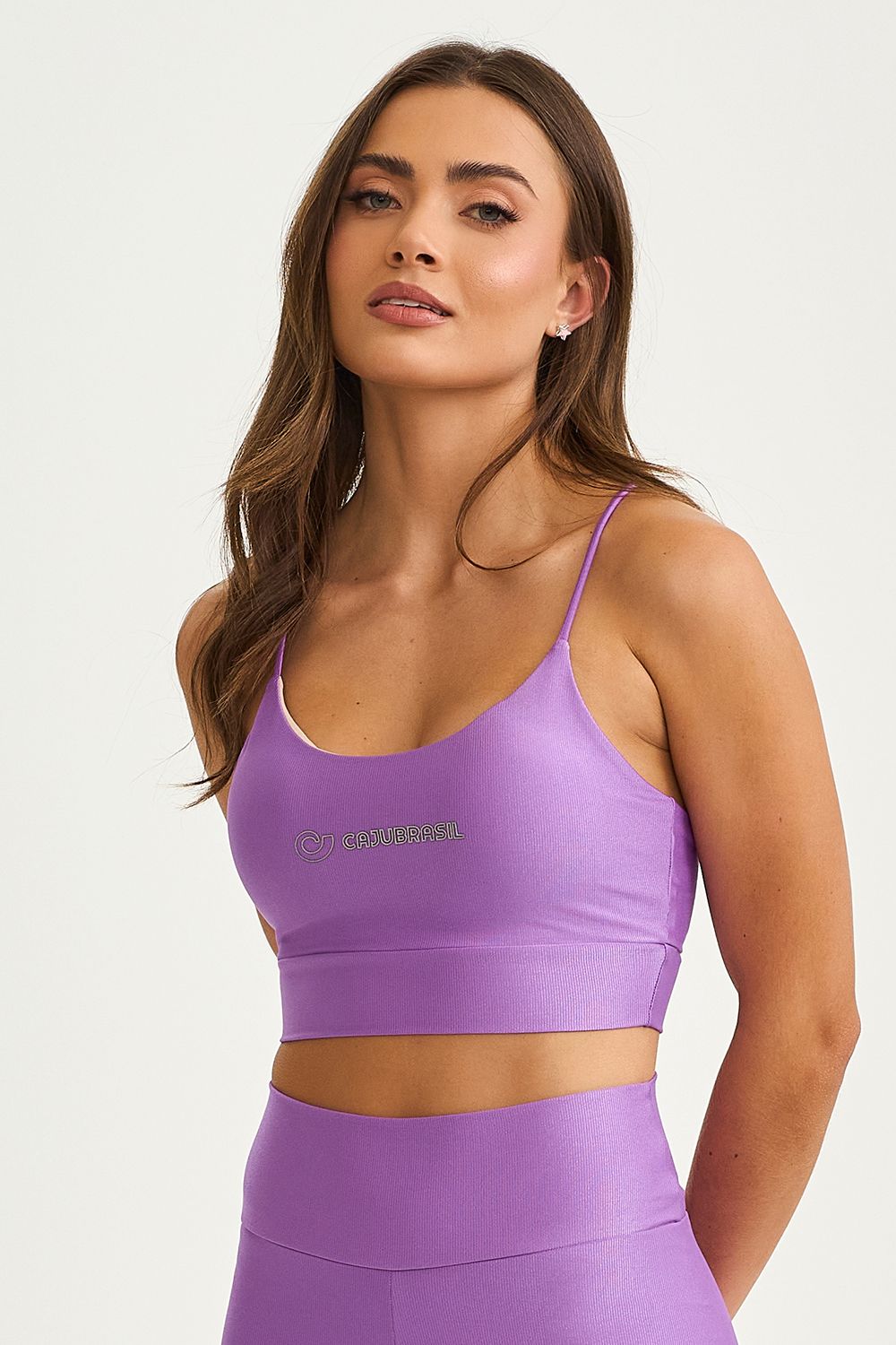 Top Texturizado Com Silk Roxo Caju Brasil