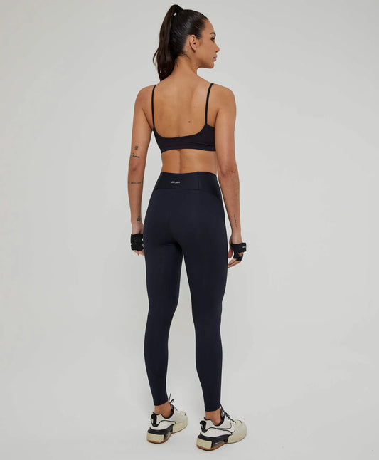 Legging Hyper Refletivos Bolso Cos Preto Alto Giro