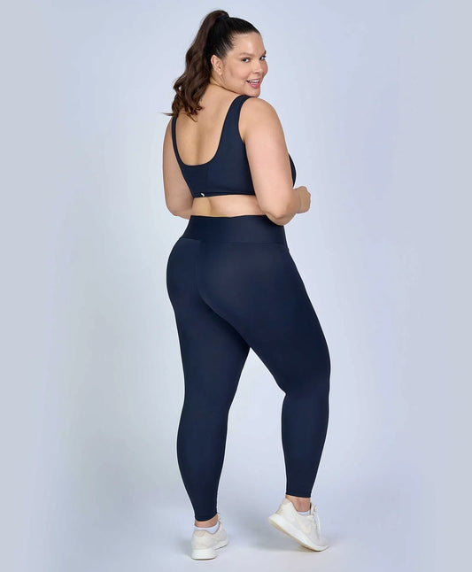 Legging Hyper Essential Preto Plus Size Alto Giro