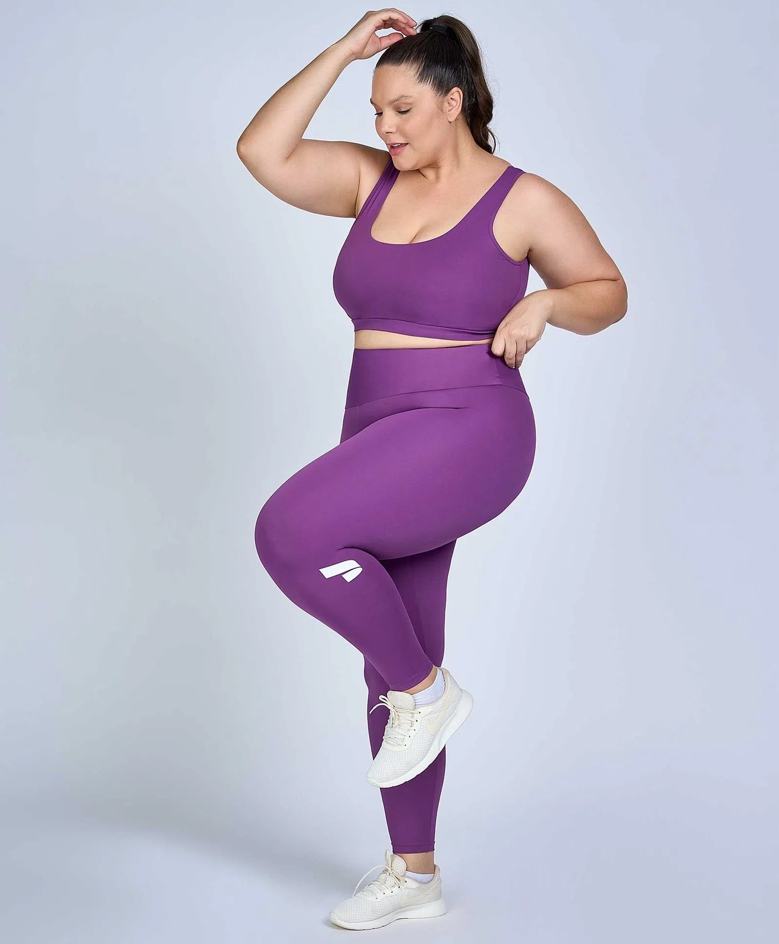 Legging Hyper Essential Roxo Plus Size Plus Size