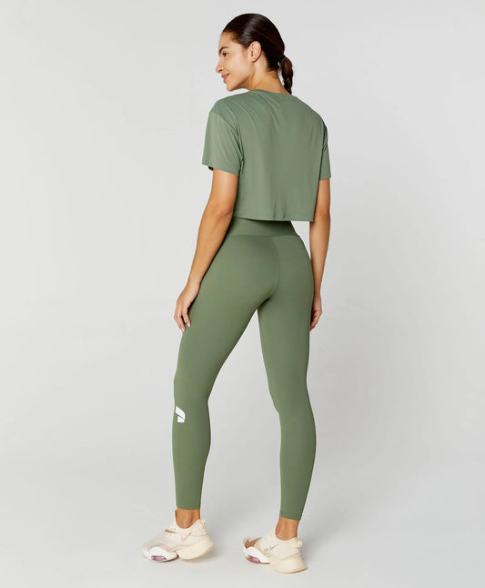 Legging Símbolo Essential Verde Alto Giro