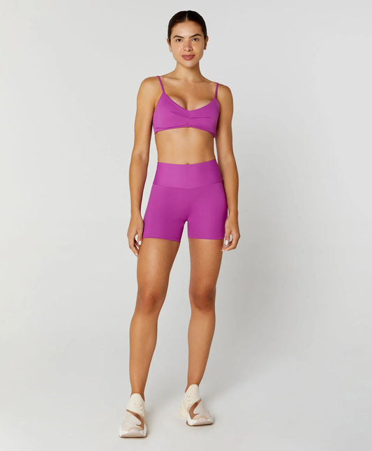 Shorts Hyper Liso Eterno Cos Alto Roxo Alto Giro