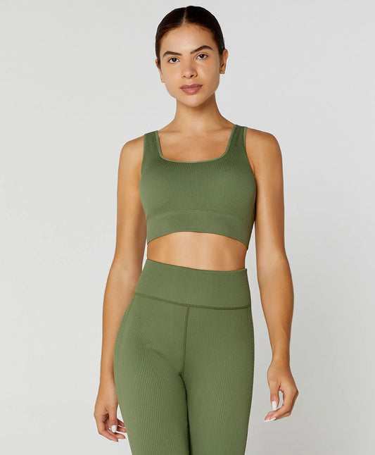 Top Regata Seamless Verde Alto Giro