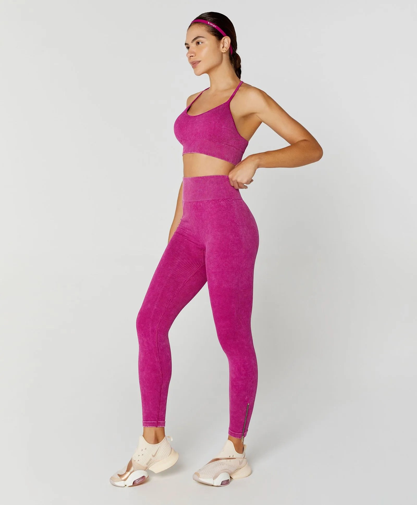 Legging Cós Alto Estonado Seamless Alto Giro