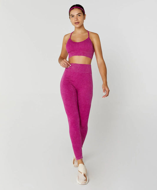 Legging Cós Alto Estonado Seamless Alto Giro