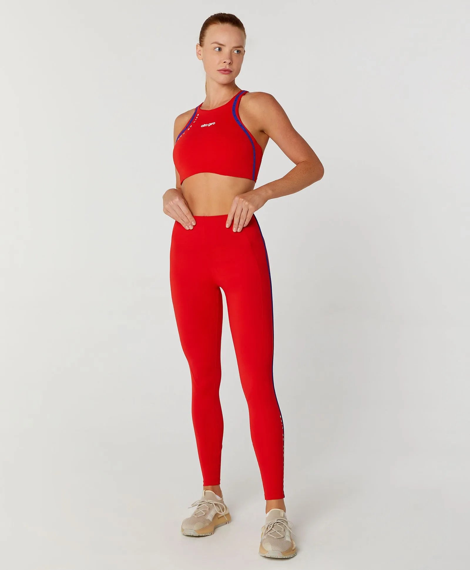 Legging Sport Way Of Life Vermelho Alto Giro