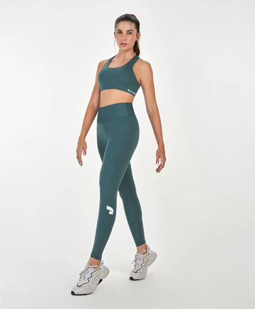 Legging Símbolo Essential Verde Alto Giro