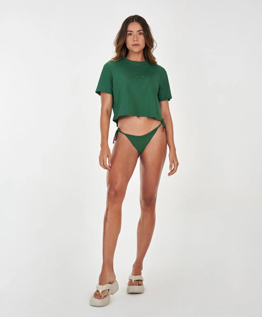 T-Shirt Cropped Tn Ag Verde Alto Giro