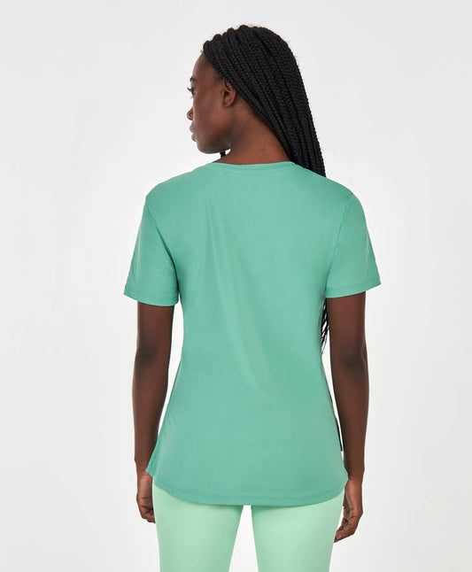 T-Shirt Estampa Stay Active Verde Alto Giro