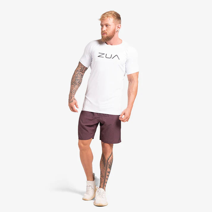 Rash Guard Manga Curta Zua Gd Branco