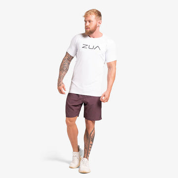 Rash Guard Manga Curta Zua Gd Branco