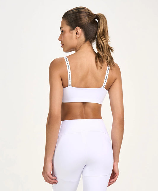 Top Elástico Personalizado Branco Alto Giro