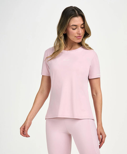 T-shirt Básica Refletivos Rosa Calmo Alto Giro