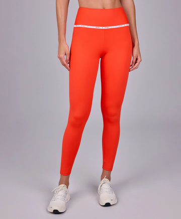 Legging Cos Elasticos Personalizado Vermelho Energia Alto Giro