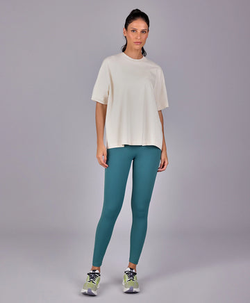 T-shirt Stay Fresh Oversized Bege Alto Giro