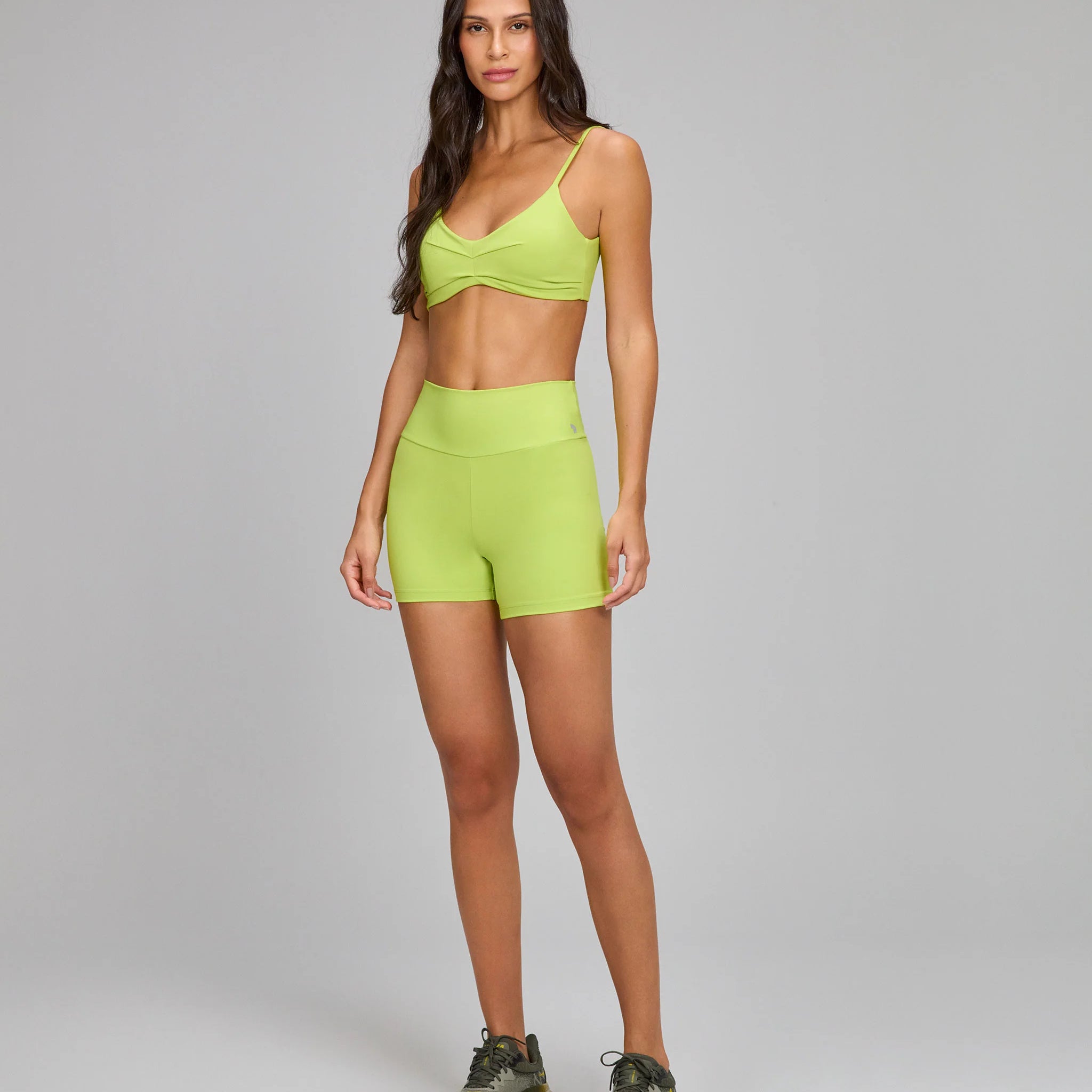 Shorts Eterno Cos Alto Verde Primavera Alto Giro