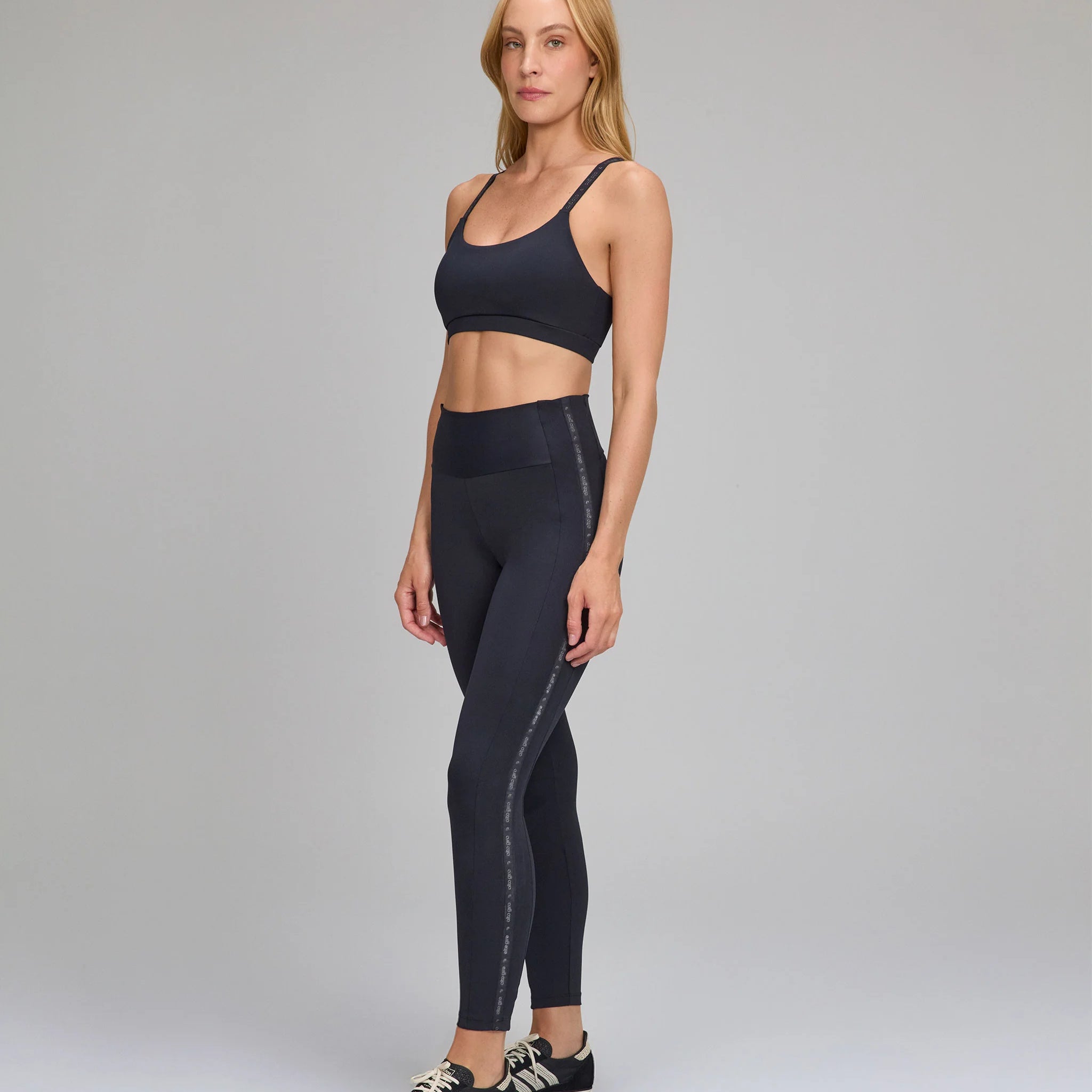Legging Elástico Personalizado Preto Alto Giro