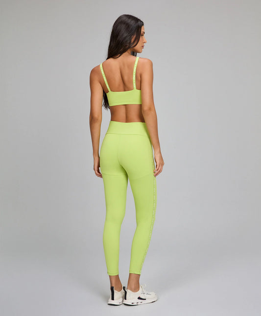 Legging Elástico Personalizado Verde Primavera Alto Giro