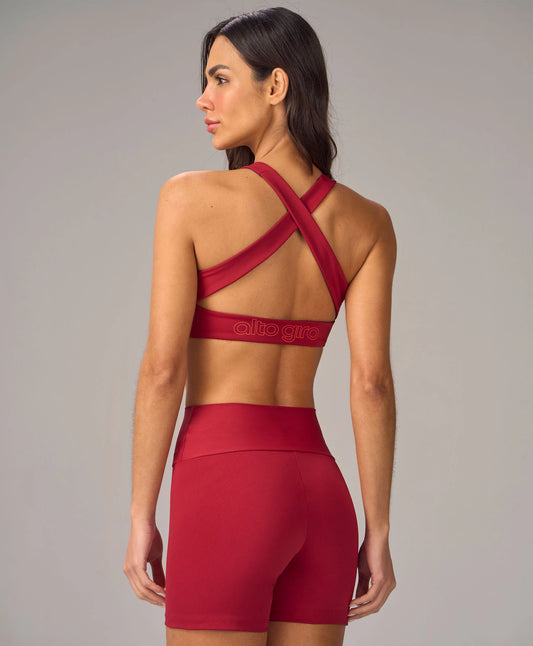 Top Costas Cruzadas Estampas Alto Giro