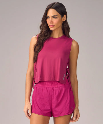 Regata Amarração Lateral Roxo Cereja Alto Giro