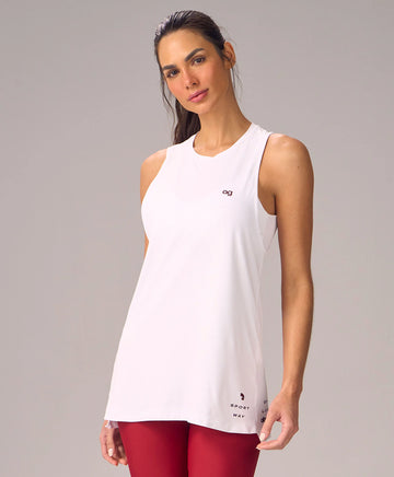 Regata Alongada Termo Branca Alto Giro