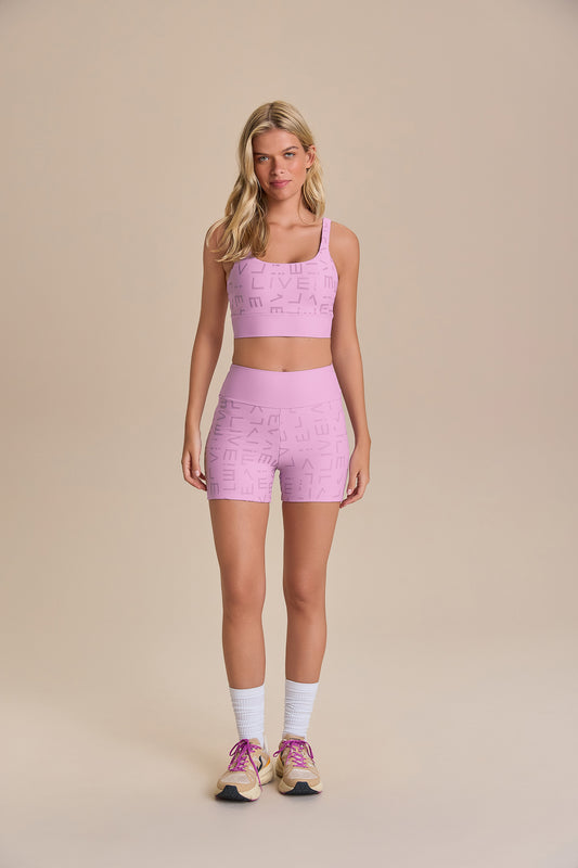 Shorts Fit Icon Hydefit® Adaptiv Lilás LIVE