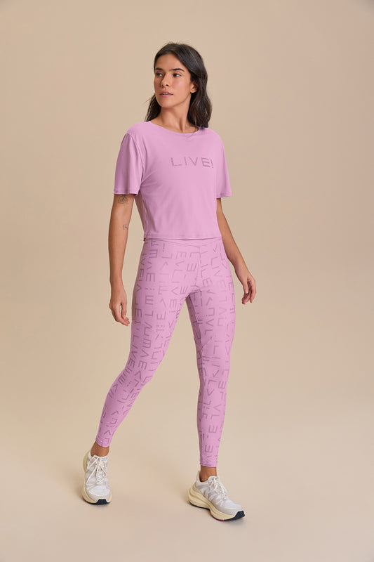 Legging Icon Hydefit® Adaptiv Lilás LIVE