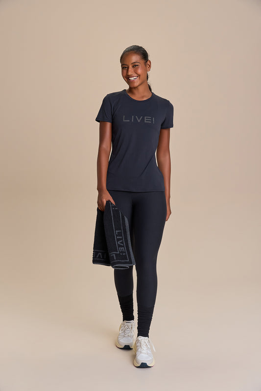Camiseta LIVE! Comfort Preto