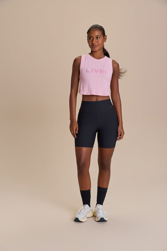 Regata Cropped LIVE! Comfort Rosa