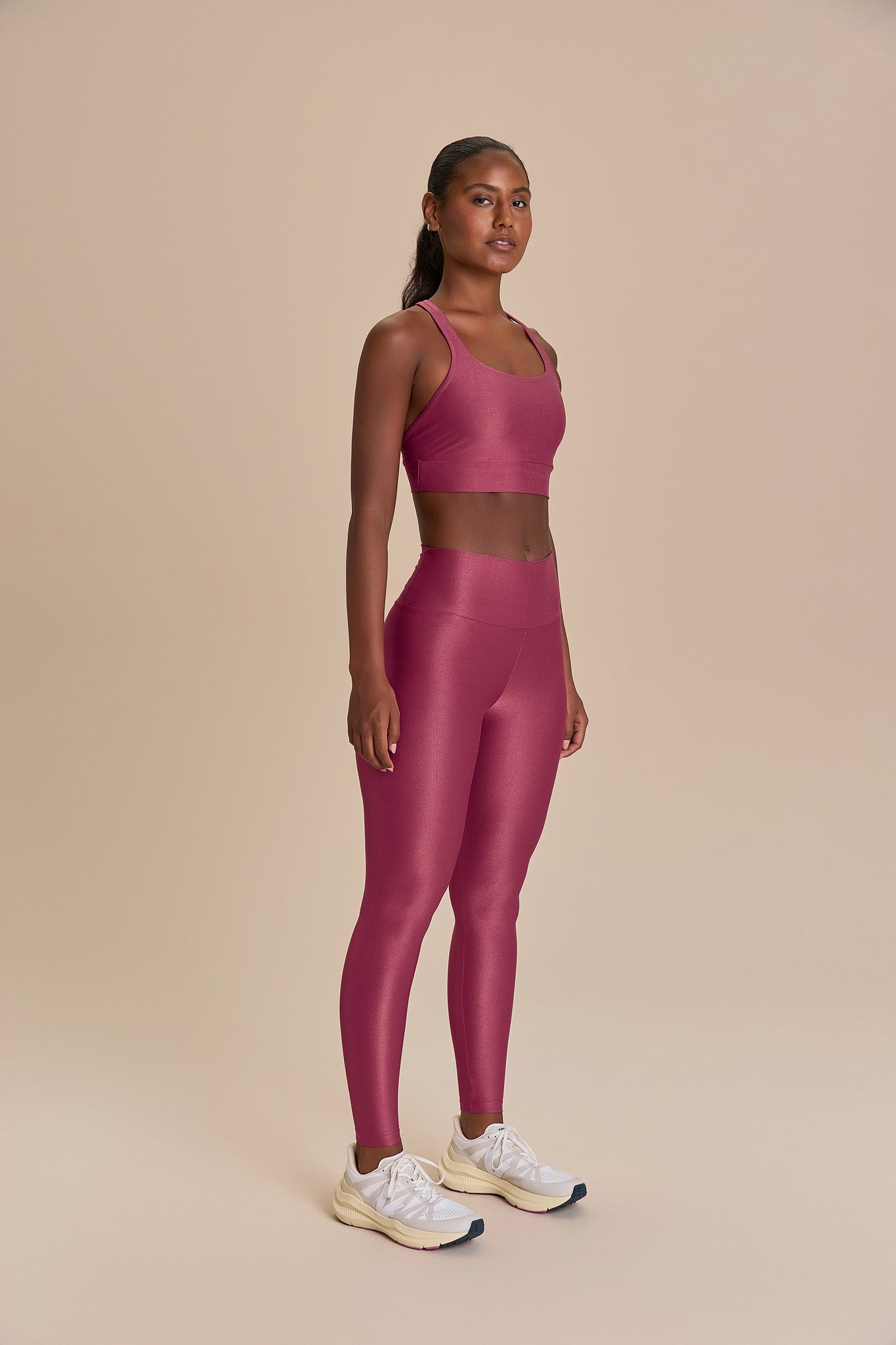 Conjunto Top e Legging Allure® Adaptiv Roxo LIVE