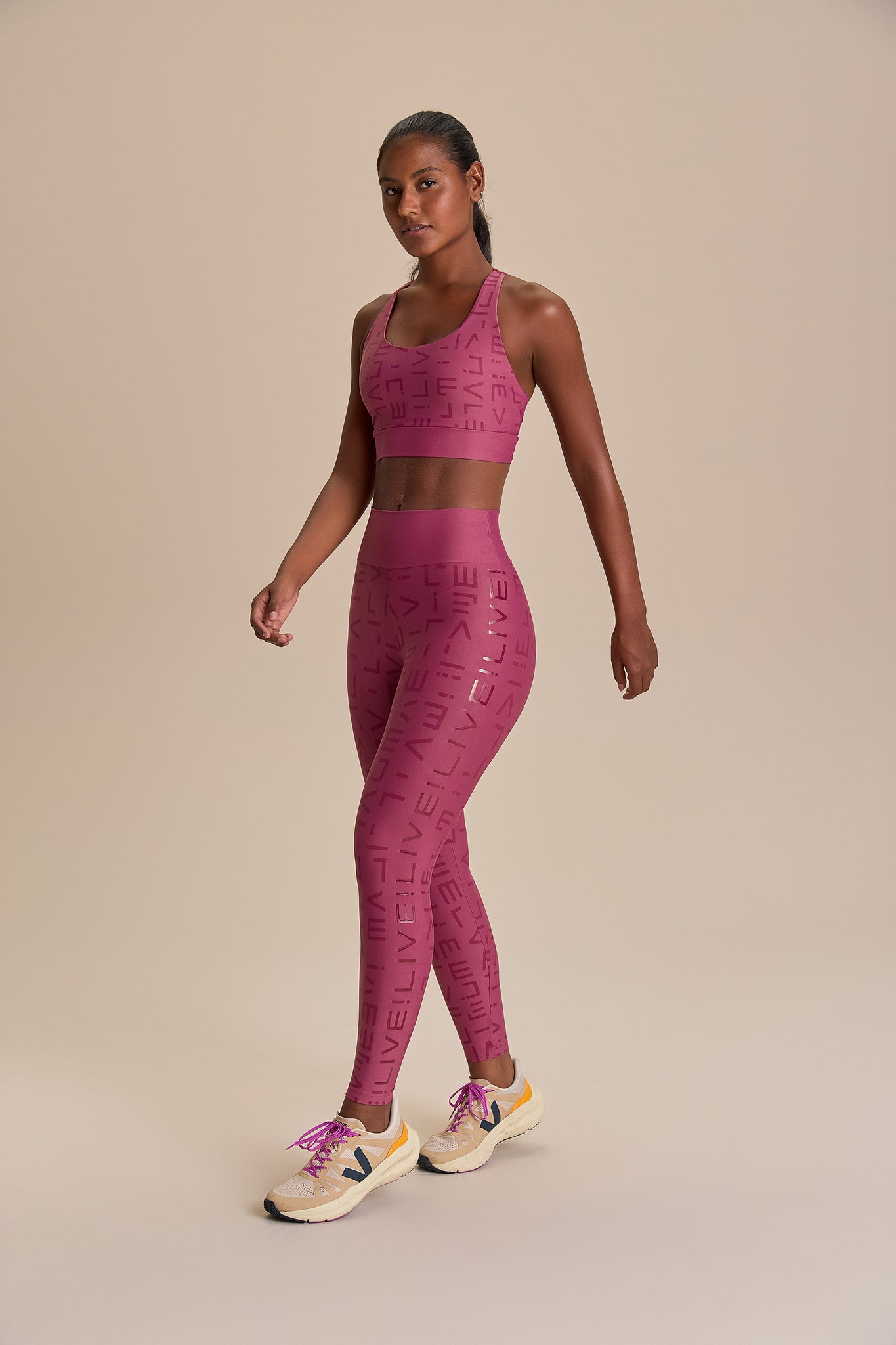 Legging Icon Hydefit® Adaptiv Roxo LIVE