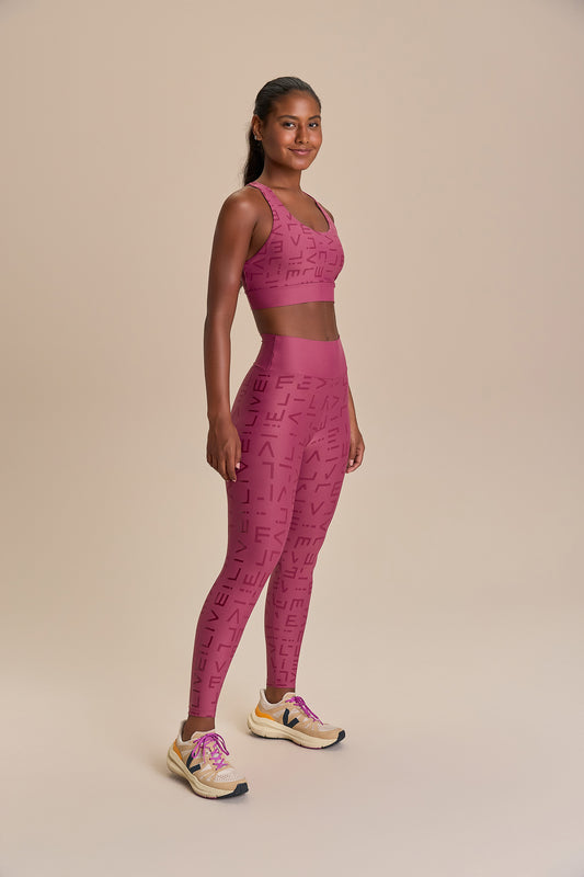 Legging Icon Hydefit® Adaptiv Roxo LIVE
