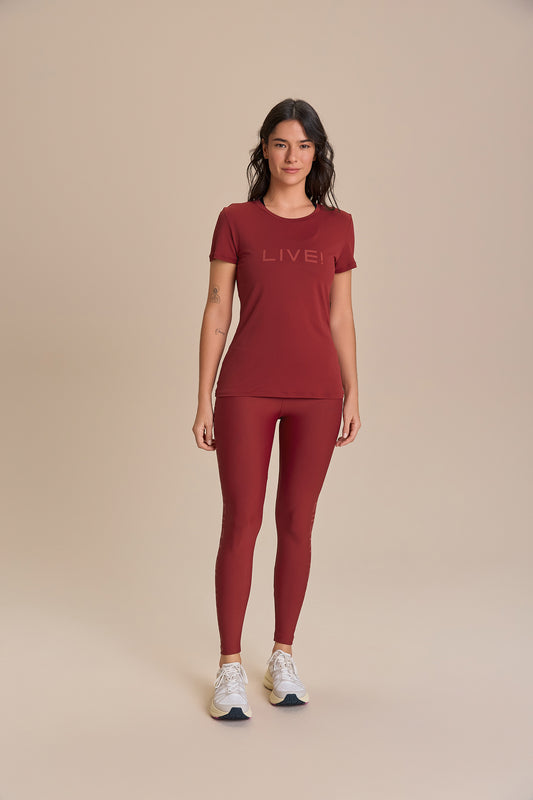 Camiseta LIVE! Comfort Vermelho