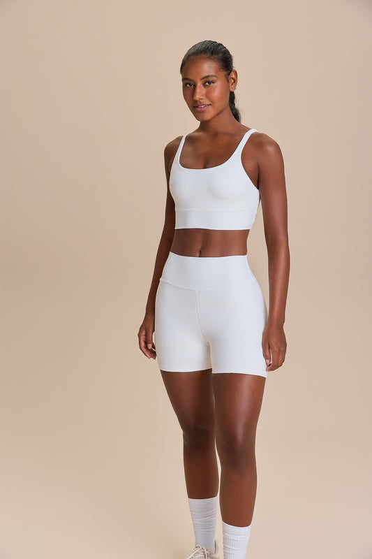 Shorts Fit Icon Hydefit® Adaptiv Branco LIVE