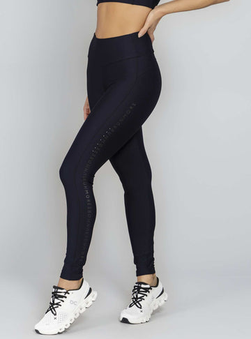 Legging Com Bolso Preto Run More