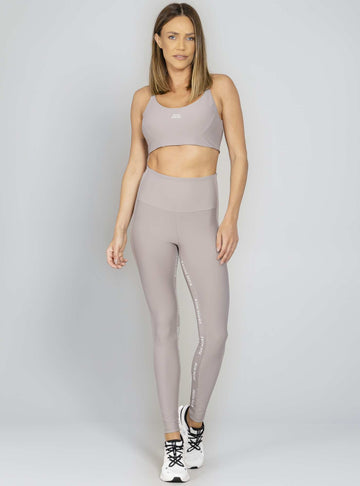 Legging Barriga Zero Cinza Run More