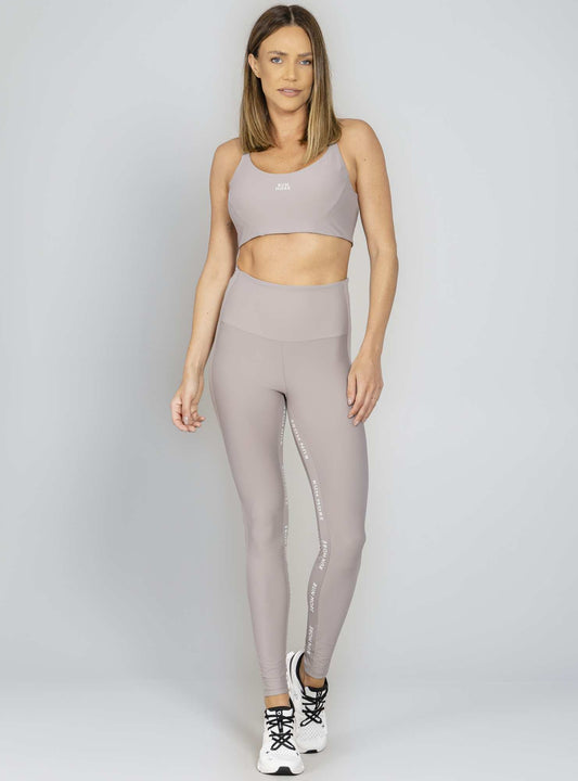 Legging Barriga Zero Cinza Run More