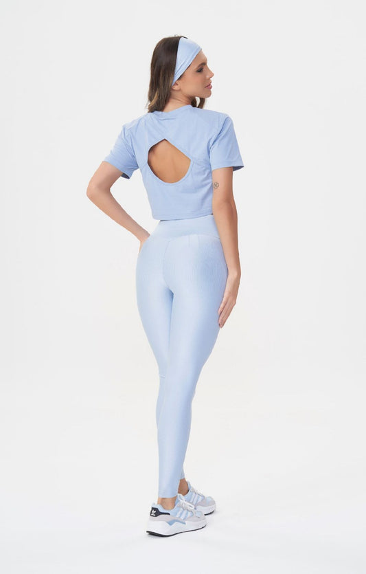 Cropped Lets Basic Azul Lets Gym