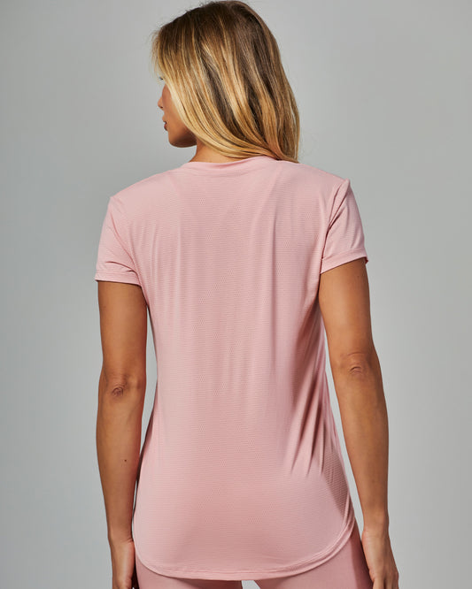 Blusa Manga Curta Dry Fit Janice Rosa Vestem
